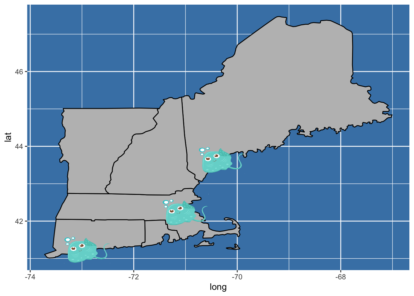 Map of Northeast U.S.